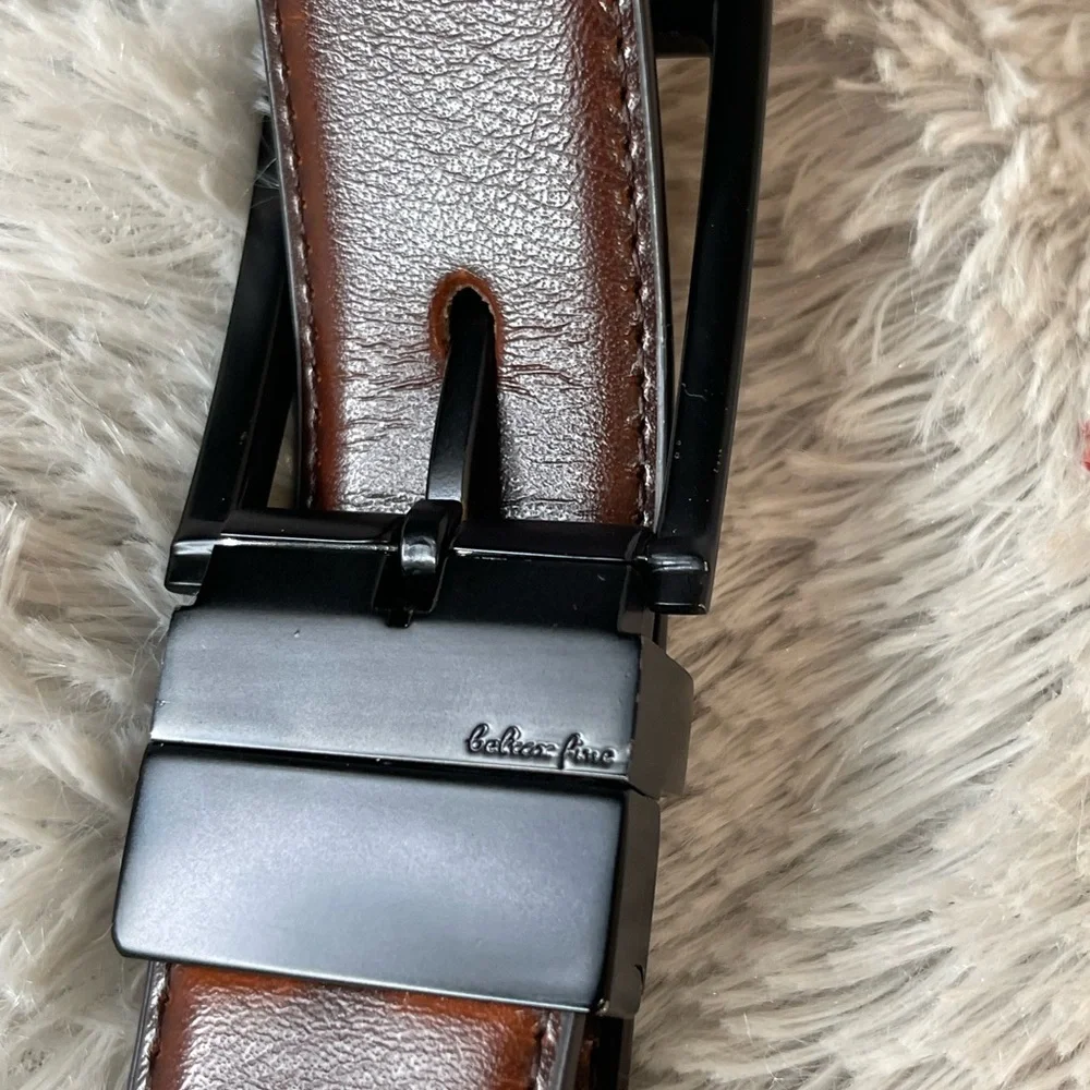 ⭐️Beltox Fine 36-38 inch Reversible Belt Brown and Black